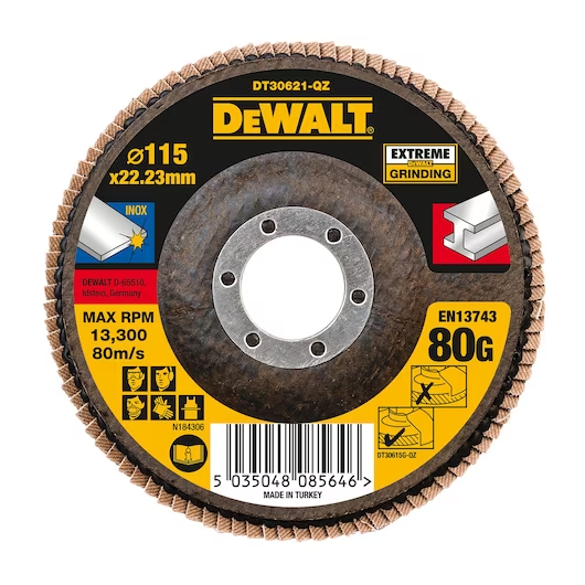EX Flap Disc 115 X 22.2mm X 80G Type 27-DT30621-QZ